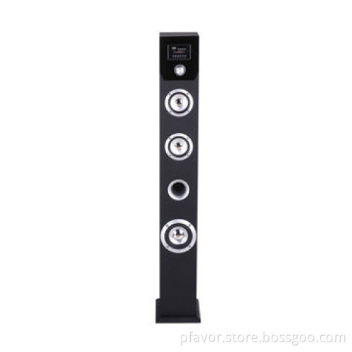 60W 2.1-channel Tower Speaker System with USB and SD Card Slot, Bluetooth is Optional